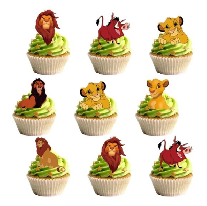 Tortový zápich LEVÍ KRÁĽ (24ks)
