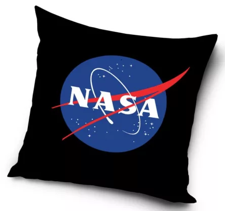 Obliečka na vankúšik 40x40 NASA čierna