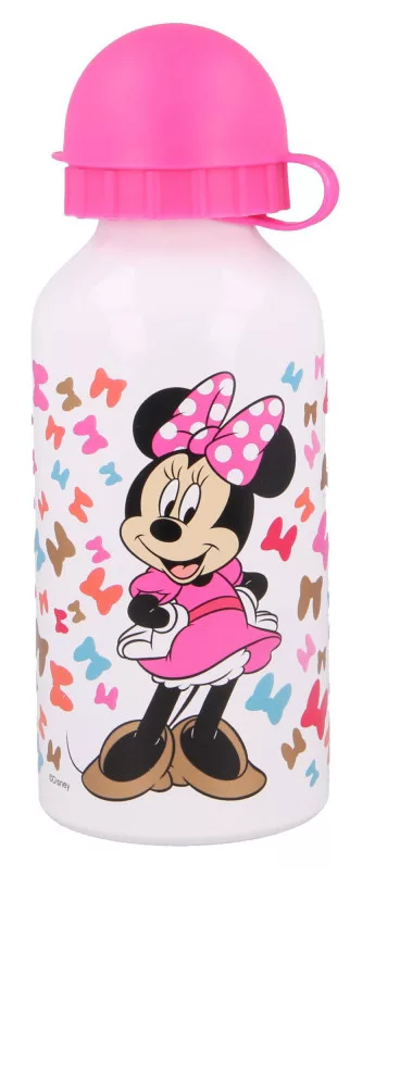 Hliníková fľaša MINNIE biele (400ml)