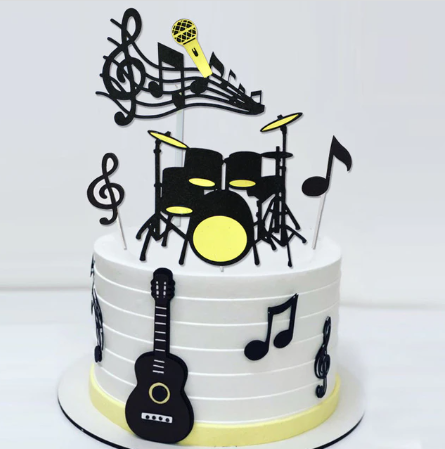 Tortový zápich MUSIC