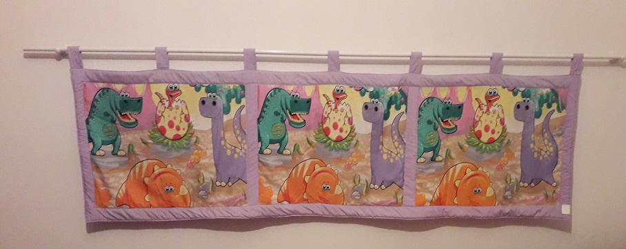 Zástena DINOSAURY lila