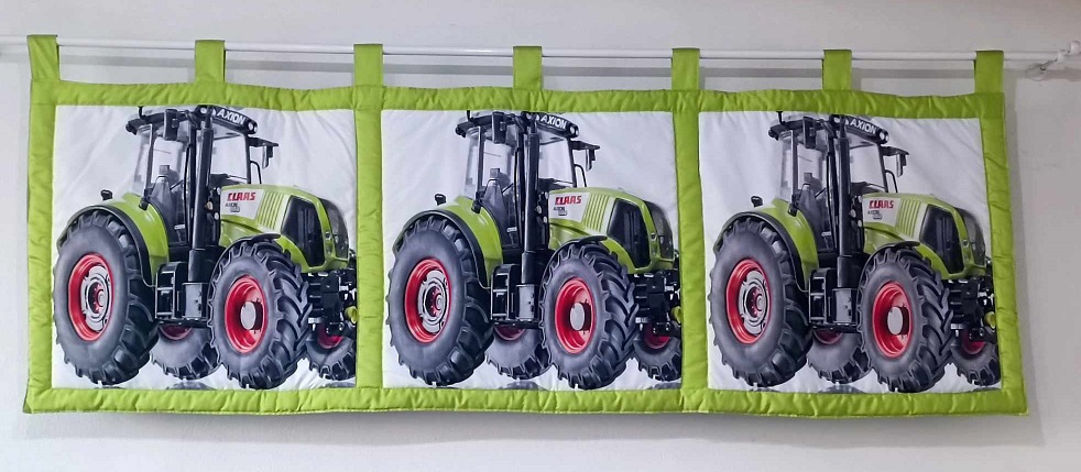 Detská zástena TRAKTOR zelený