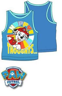 Chlapčenské tielko PAW PATROL Marshall modré - 5r.
