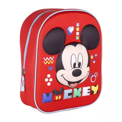 Ruksak 3D MICKEY červený