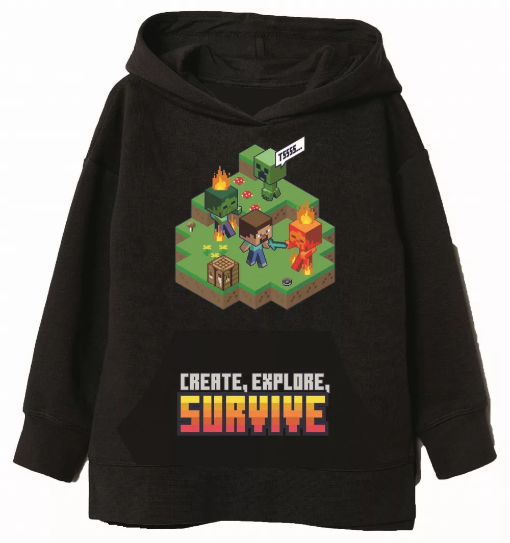 Mikina MINECRAFT survive - 6r.