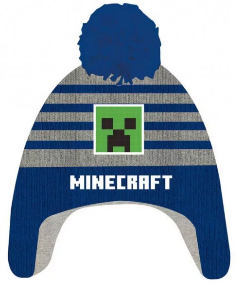 Čiapka MINECRAFT modrá - č.54