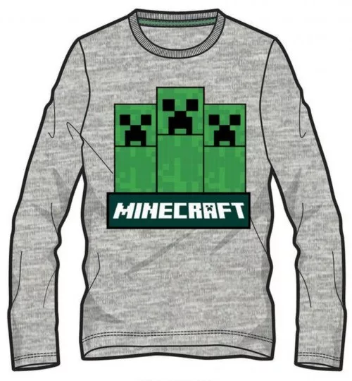 Tričko s dlhým rukávom MINECRAFT postavy - 6r.
