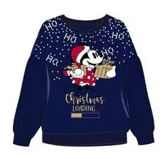 Pulóver MICKEY vianoce modrý - 8r.