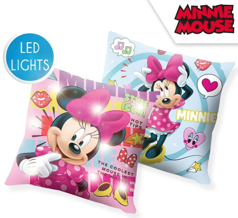 LED vankúš 40x40 MINNIE