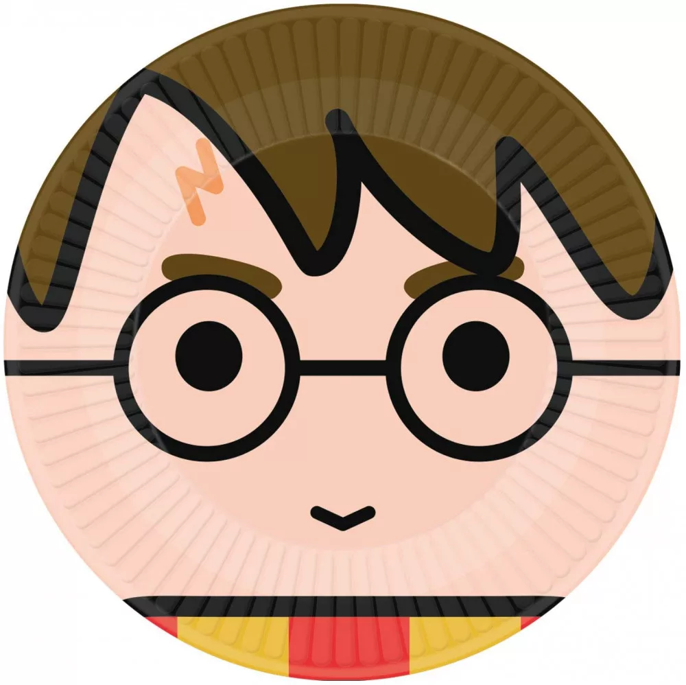Papierový tanier 23cm HARRY POTTER tvár