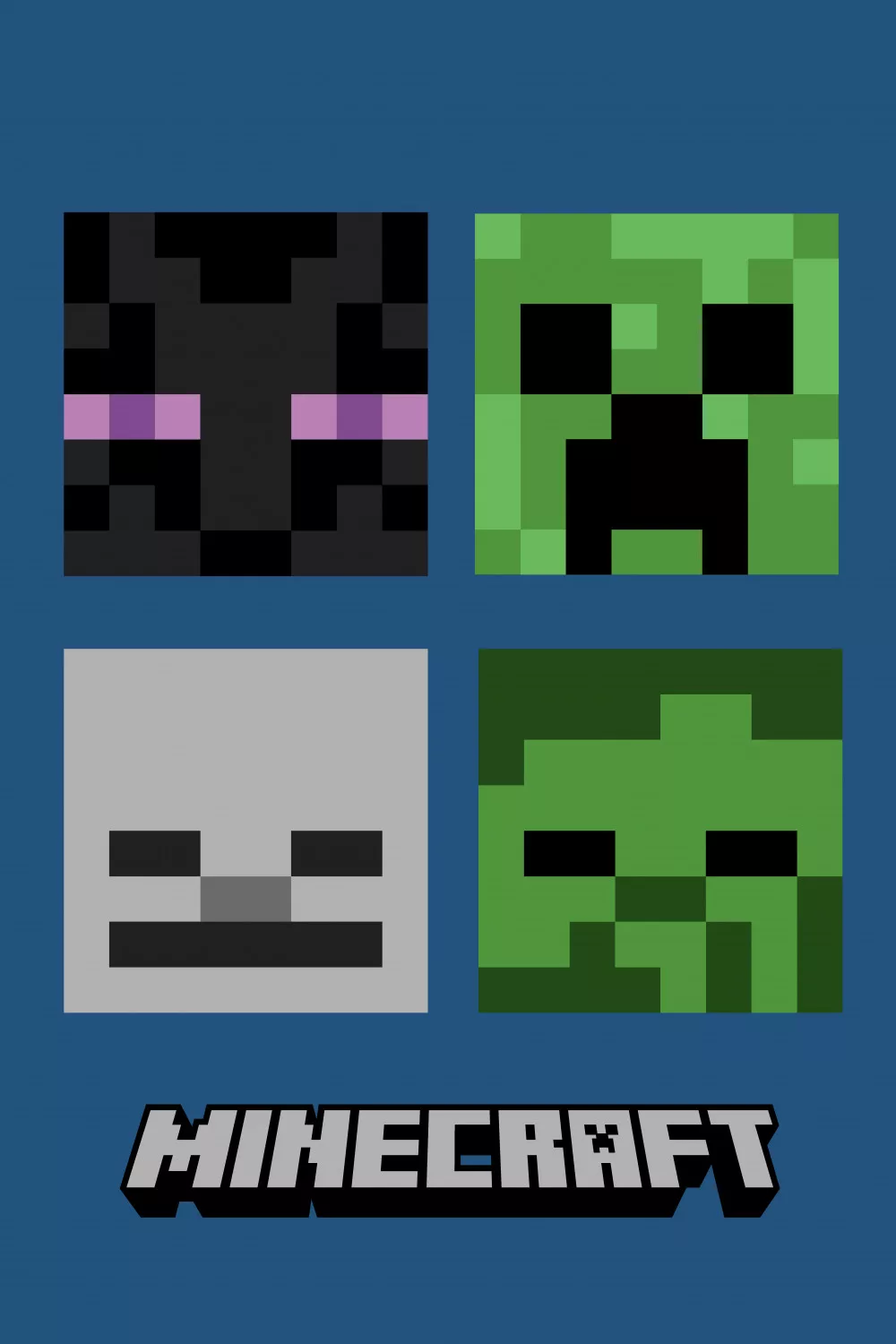 Deka 100x150 MINECRAFT modrá