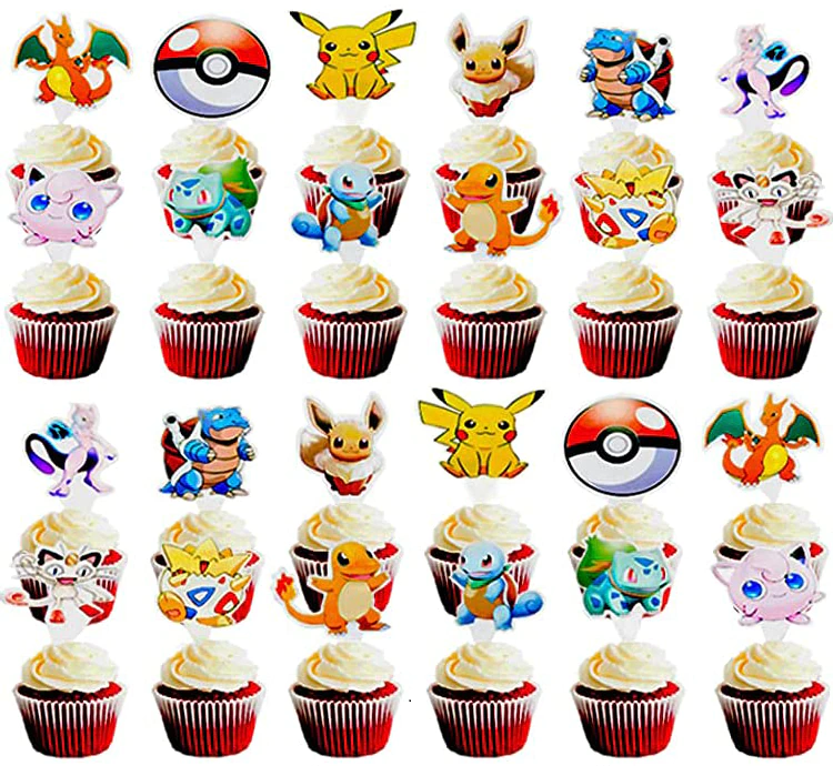 Tortový zápich POKÉMON 05 (24ks)