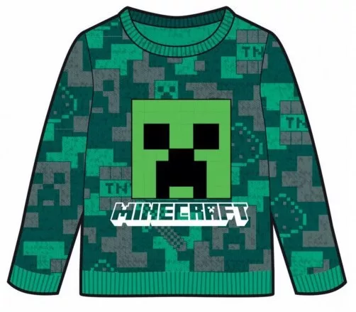 Pulover MINECRAFT zelený - 9r.