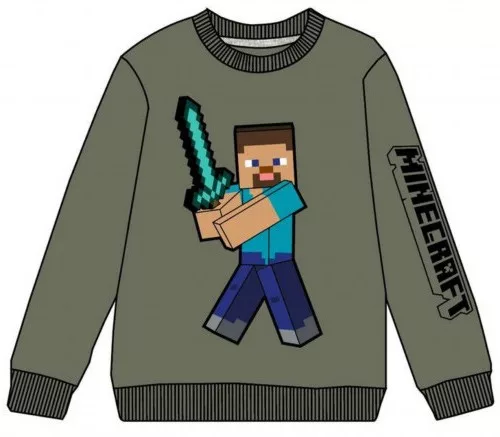 Pulover MINECRAFT tmavý - 6r.