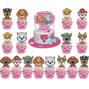 Tortový zápich PAW PATROL girl (17ks)