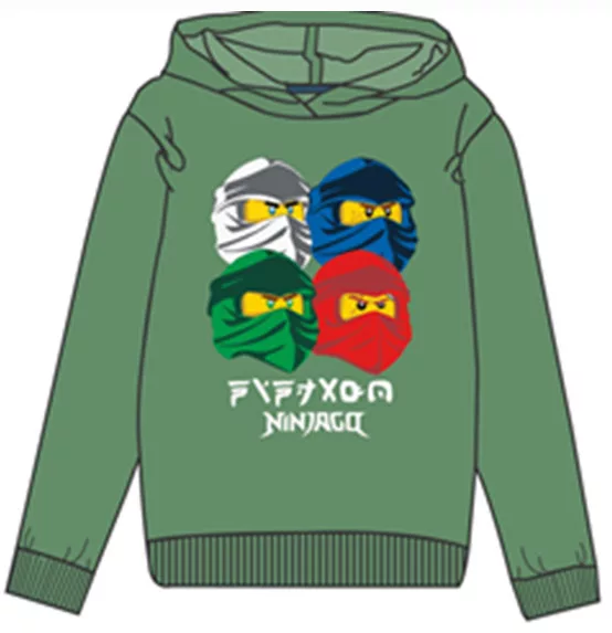 Mikina LEGO ninjago zelená - 3r.
