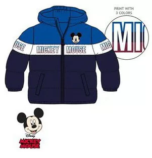 Zimná bunda MICKEY MOUSE modrá - 24m.