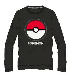 Tričko s dlhým rukávom POKÉMON čierne - 8r.