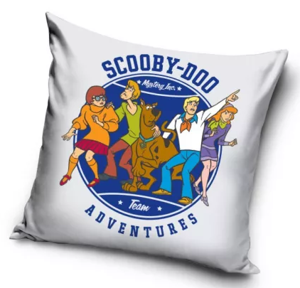 Obliečka na vankúšik 40x40 SCOOBY DOO na bielom