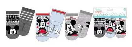 Ponožky 3ks MICKEY - 6-12m.