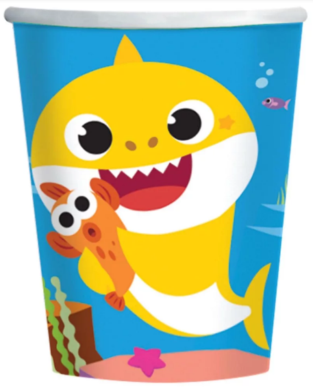 Papierový pohár 250ml BABY SHARK