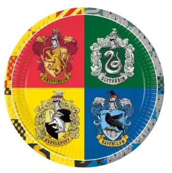 Papierový tanier 23cm HARRY POTTER Rokfort