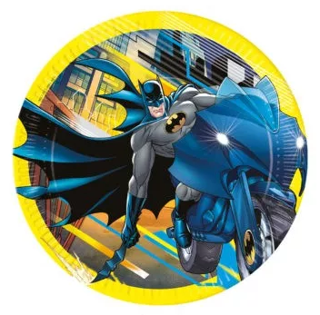 Papierový tanier 23cm BATMAN
