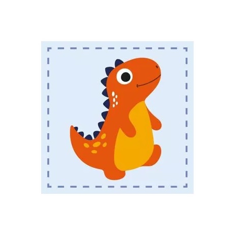 Uterák 30x30 DINOSAURUS
