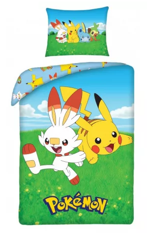 Obliečky 140x200 POKÉMON lúka