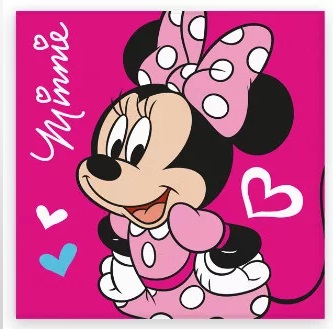 Uterák 30x30 MINNIE cyklamen