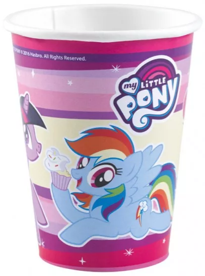 Papierový pohár 250ml MY LITTLE PONY