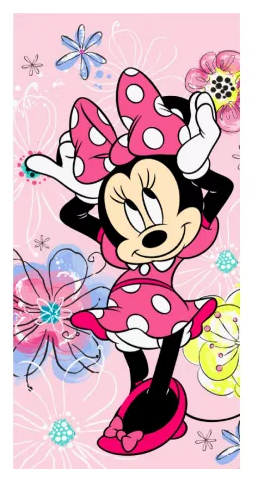Osuška 70x140 MINNIE kvety