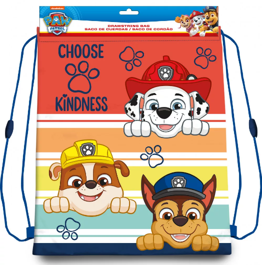 Vrecko na prezúvky PAW PATROL pásy 40cm