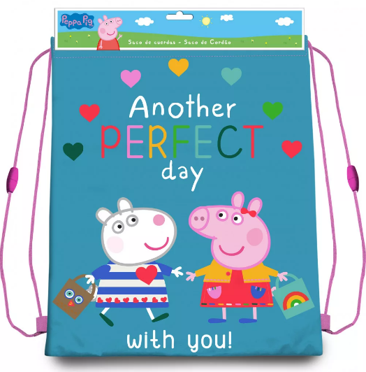 Vrecko na prezúvky PEPPA PIG 40cm
