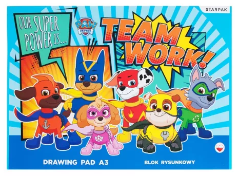 Skicár A3 PAW PATROL