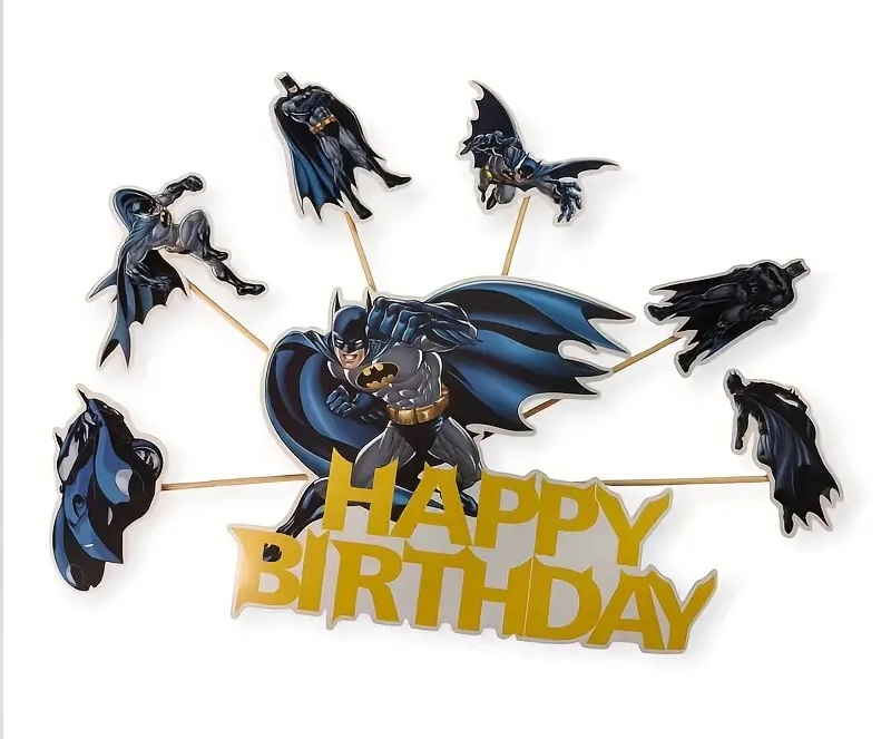 Tortový zápich BATMAN (13ks)