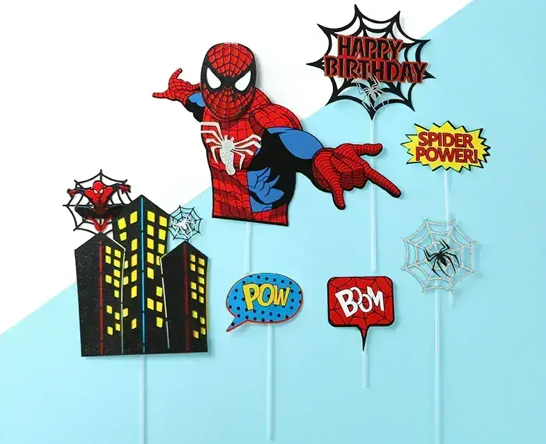 Tortový zápich SPIDERMAN 04