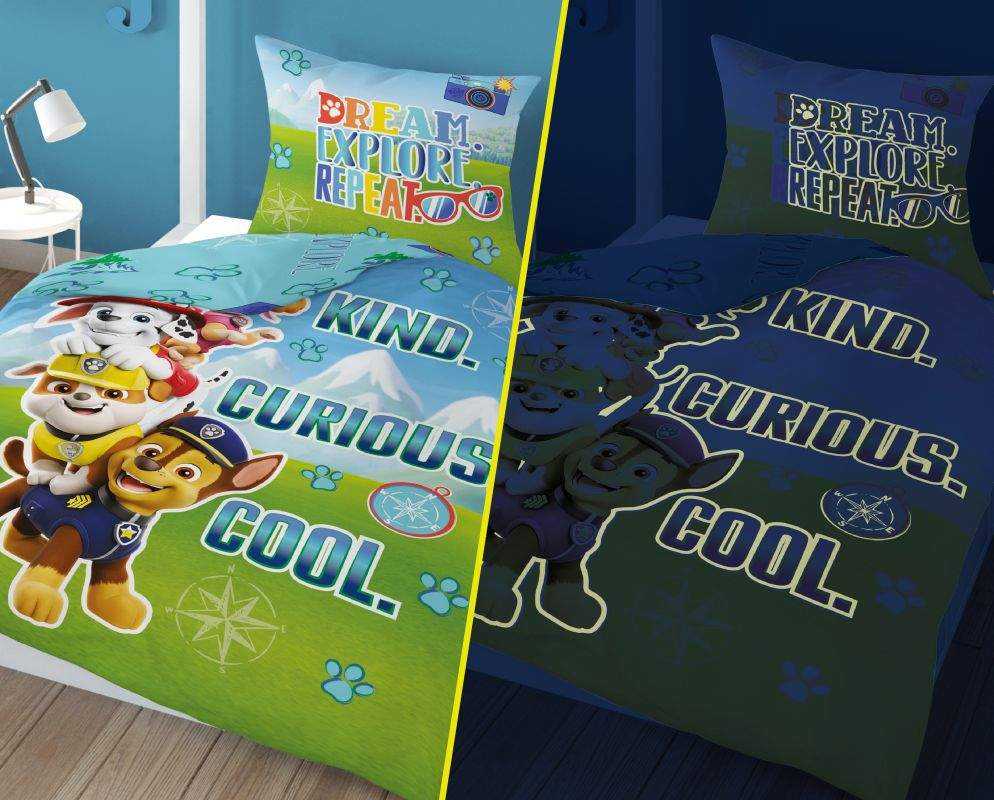 Obliečky 140x200 PAW PATROL dream - svietiace