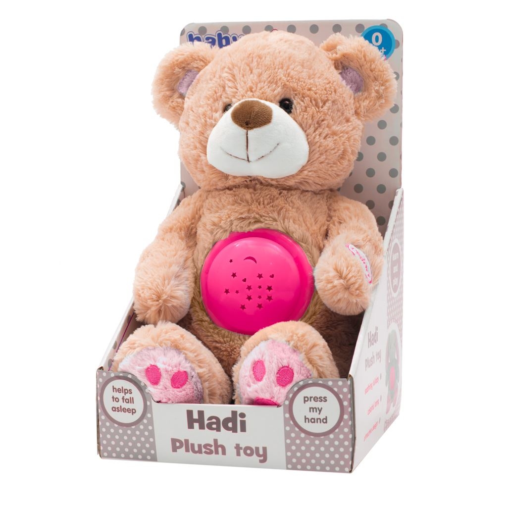 Plyšový MEDVEDÍK s projektorom a hudbou