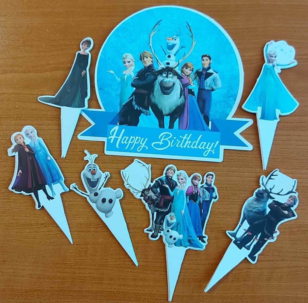 Tortový zápich FROZEN (25ks)