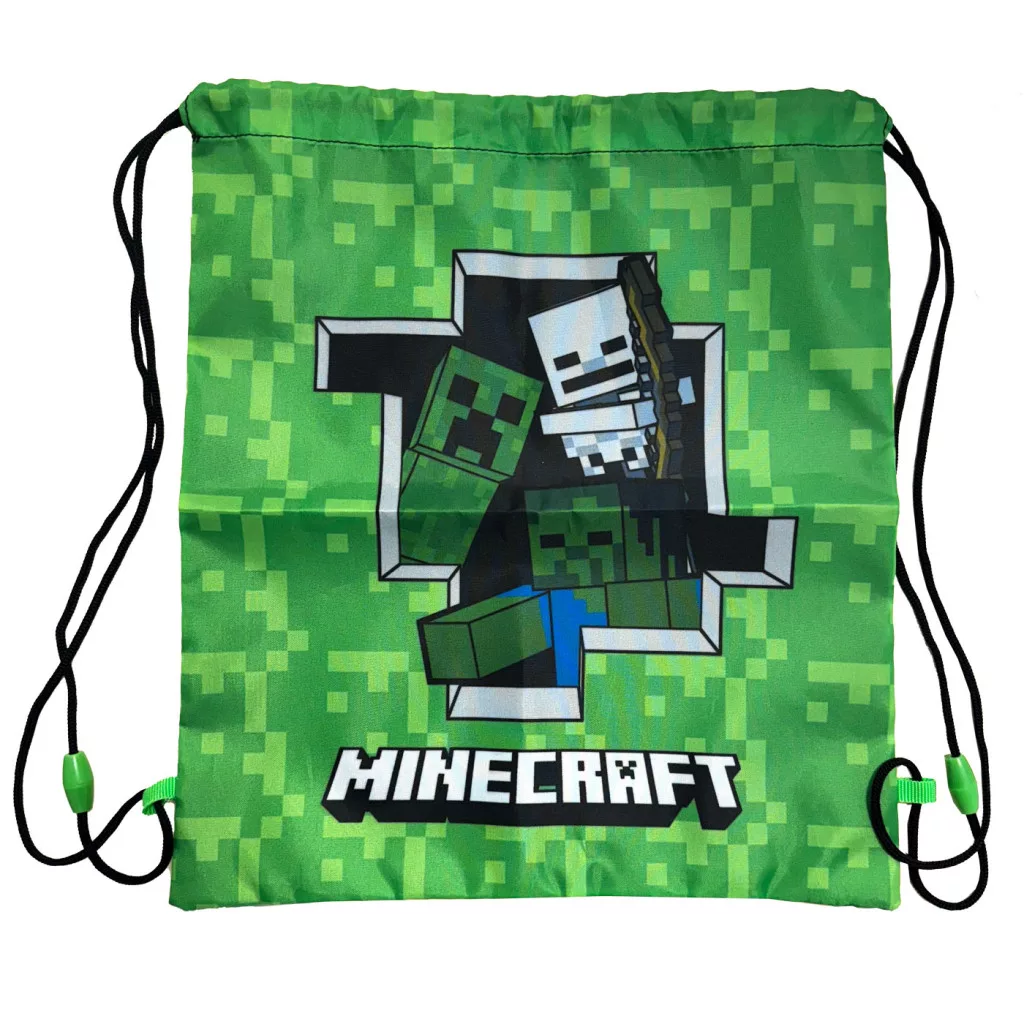 Vrecko na prezúvky MINECRAFT 37cm