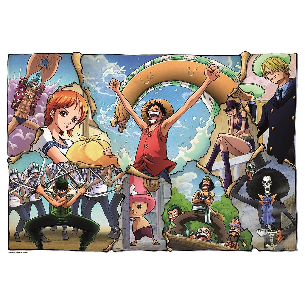 Puzzle 500 dielikov ONE PIECE ripped