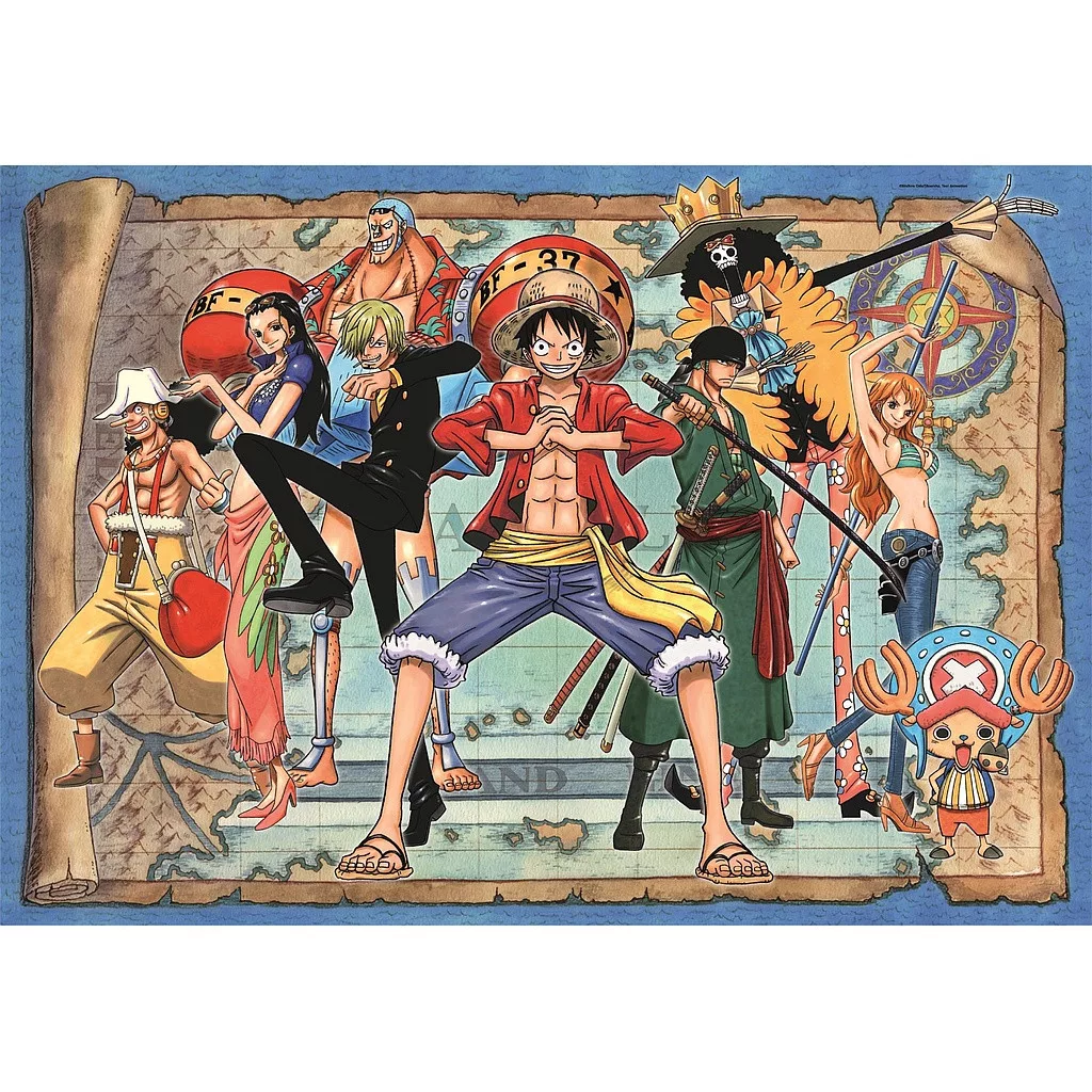 Puzzle 500 dielikov ONE PIECE map
