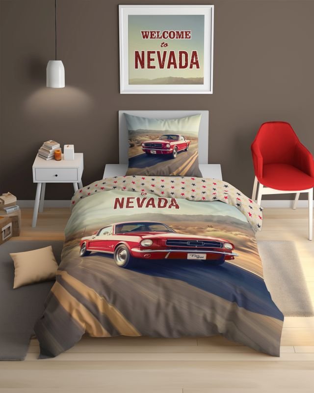 Obliečky 140x200 MUSTANG - svietiace