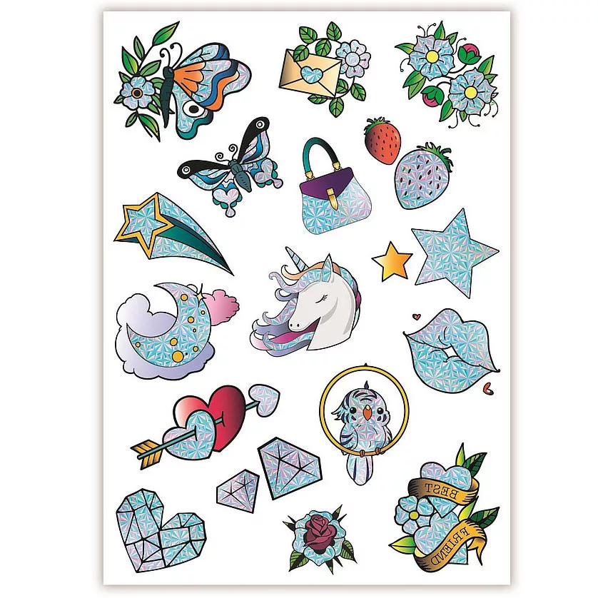 Trblietavé tetovanie SPARKLY