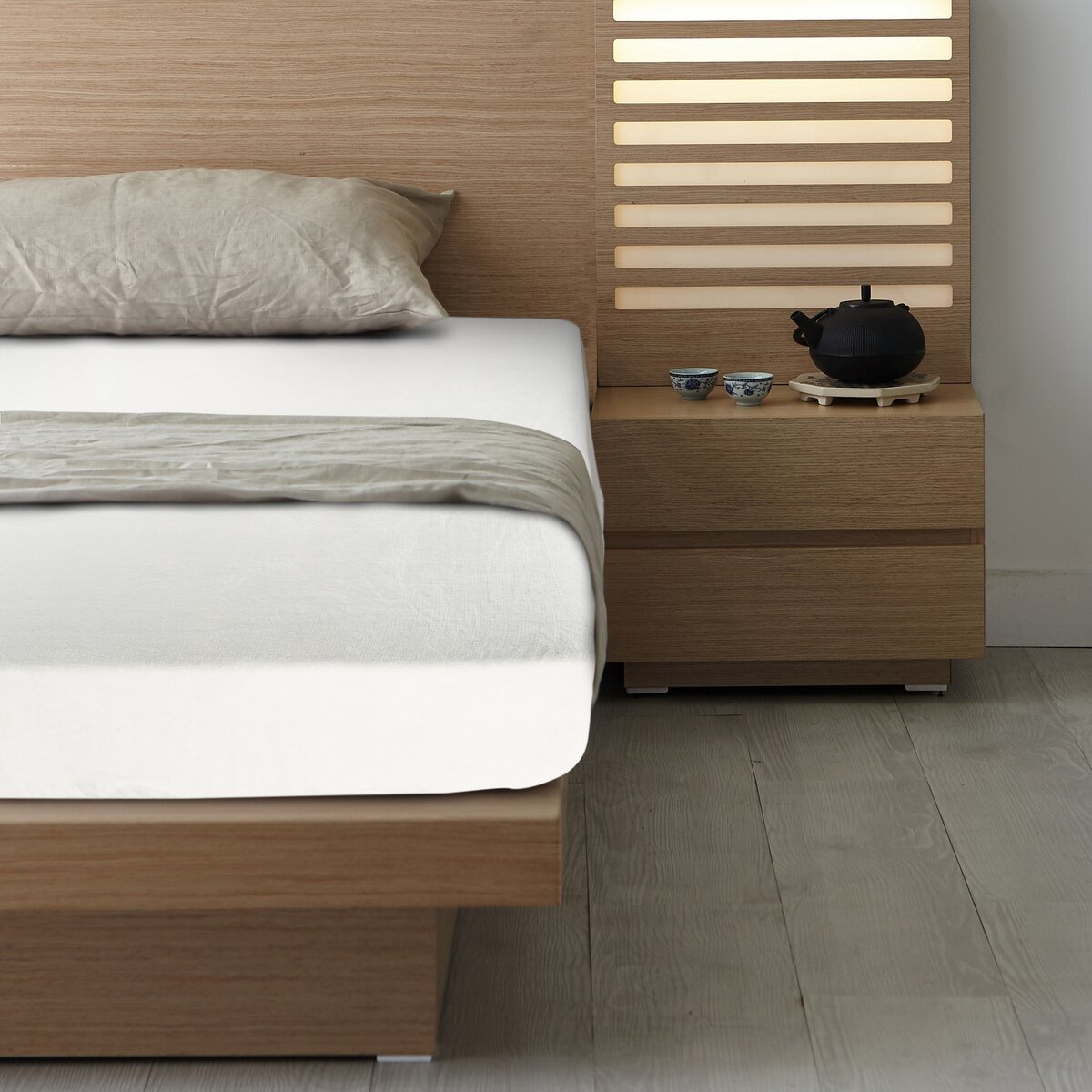 Plyšová plachta 140x200+30cm FLANO krémová