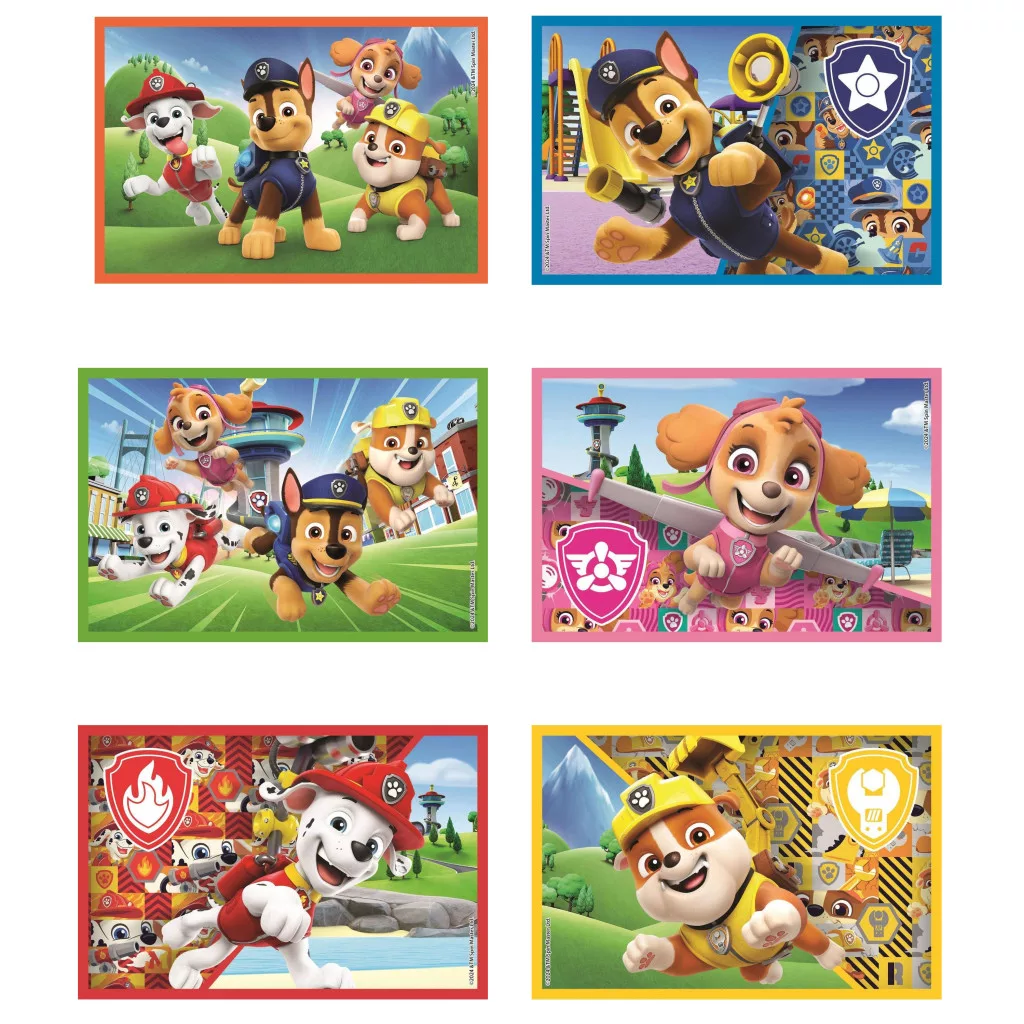 Rozprávkové kocky 6ks PAW PATROL