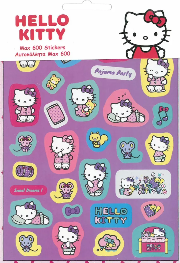 Sada nálepiek HELLO KITTY (600ks)