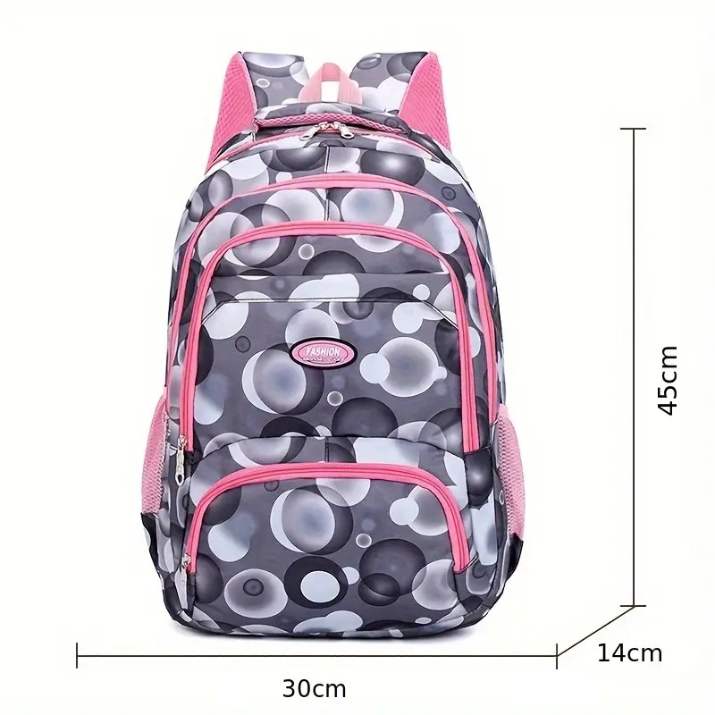 Školská taška BUBLINKY šedá 45cm