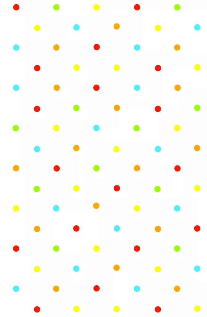 Obrus 120x180 BODKY color